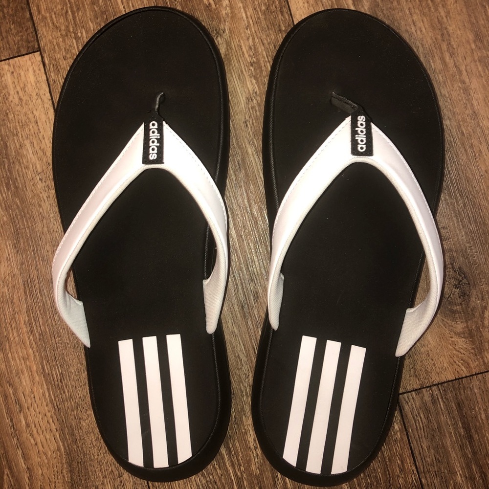 Adidas Flip Flop, Black and White